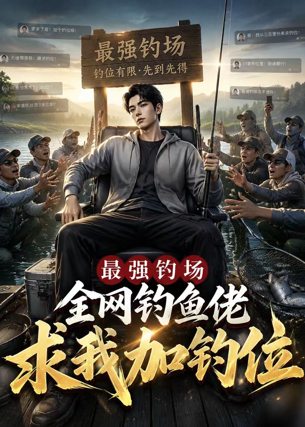 最强钓场:全网钓鱼佬求我加钓位